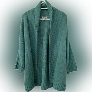 LOFT Open Front Bat Wing Cardigan - Size Large